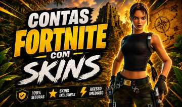 Contas Fortnite com Skins Estoque novo saiu do forno