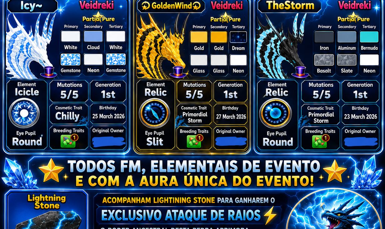 Veidreki 2026 Unidades Dragon Adventures