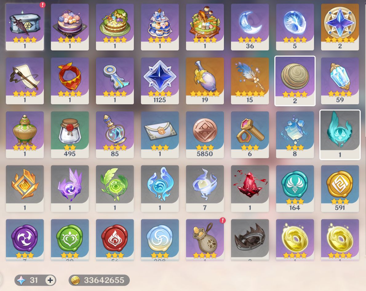 Conta AR60 Late Game mais da metade dos personagens 5 Estrelas