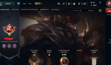 UPADA A MÃO - CONTA DE 2017 - 90 SKINS - LVL 117 - 107 CAMPEÕES - 20 CROMAS