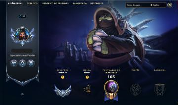 SKIN RAMMUS NINJA LEGADO E RARO ( 40 SKINS HABILITADAS ) TROCA NICK DISPONÍVEL
