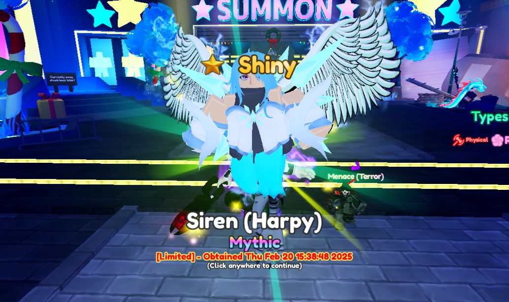 Unidade limitada de natal Siren shiny