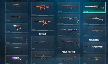 Conta Valorant com skins de Vandal, phantom, guardian, sheriff e faca!