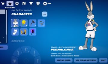 Conta do Fortnite com 41 skins, Nível 173.