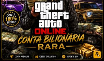 CONTA UPADA MUITO RICA GTA ONLINE!