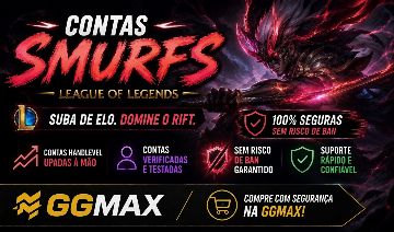 [BR] CONTAS SMURF HANDLEVEL - RANKED LIBERADA - SEM RISCO DE BAN!!! [HQ]