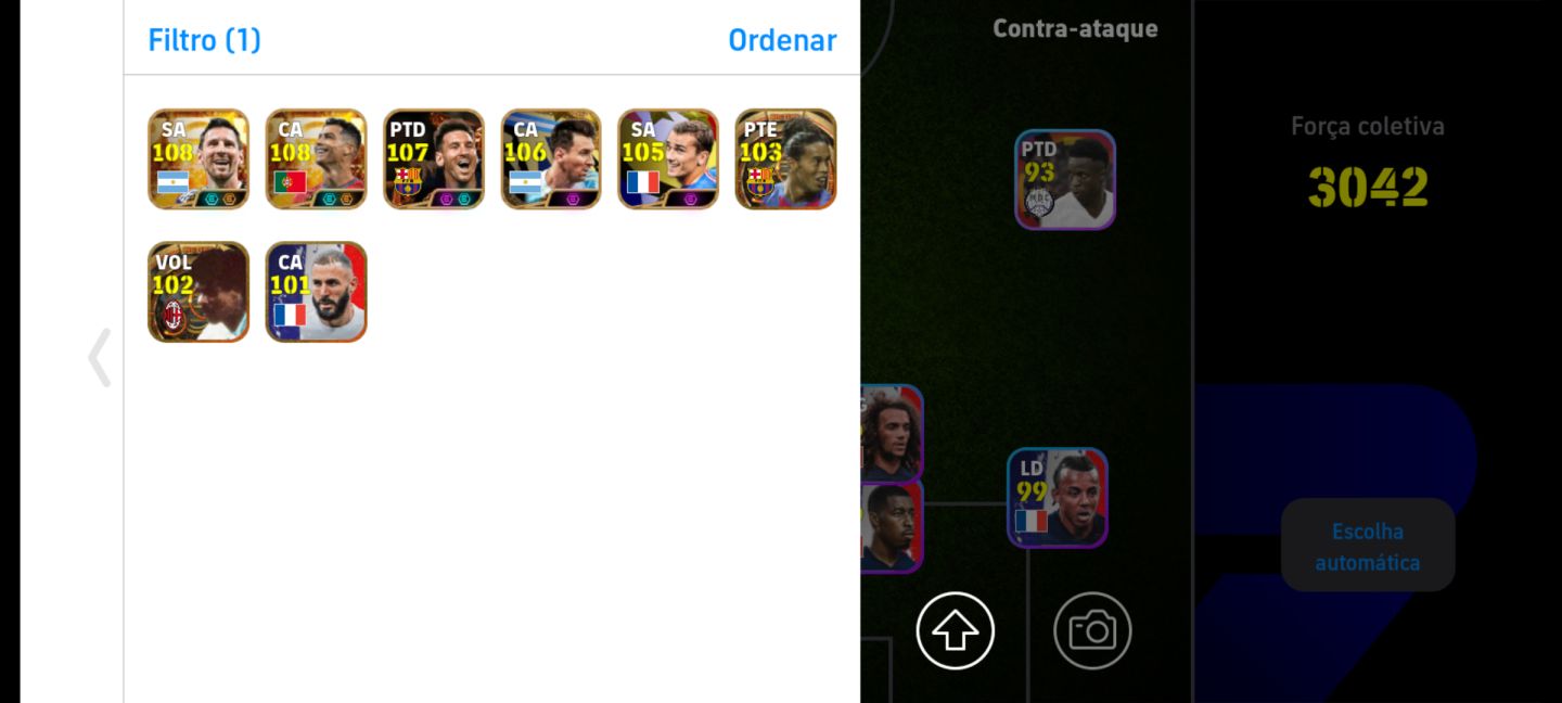 Super conta de colecionador efootball