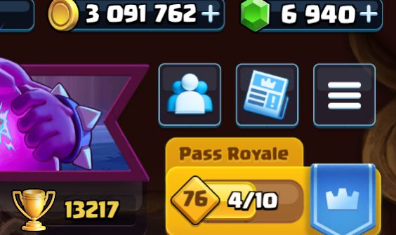 Conta Clash Royale 10 anos