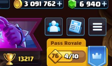 Conta Clash Royale 10 anos