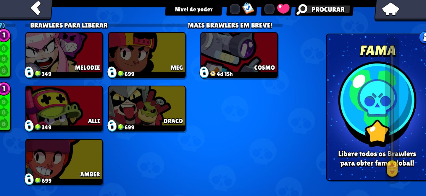 Conta Brawl Stars gemadinha