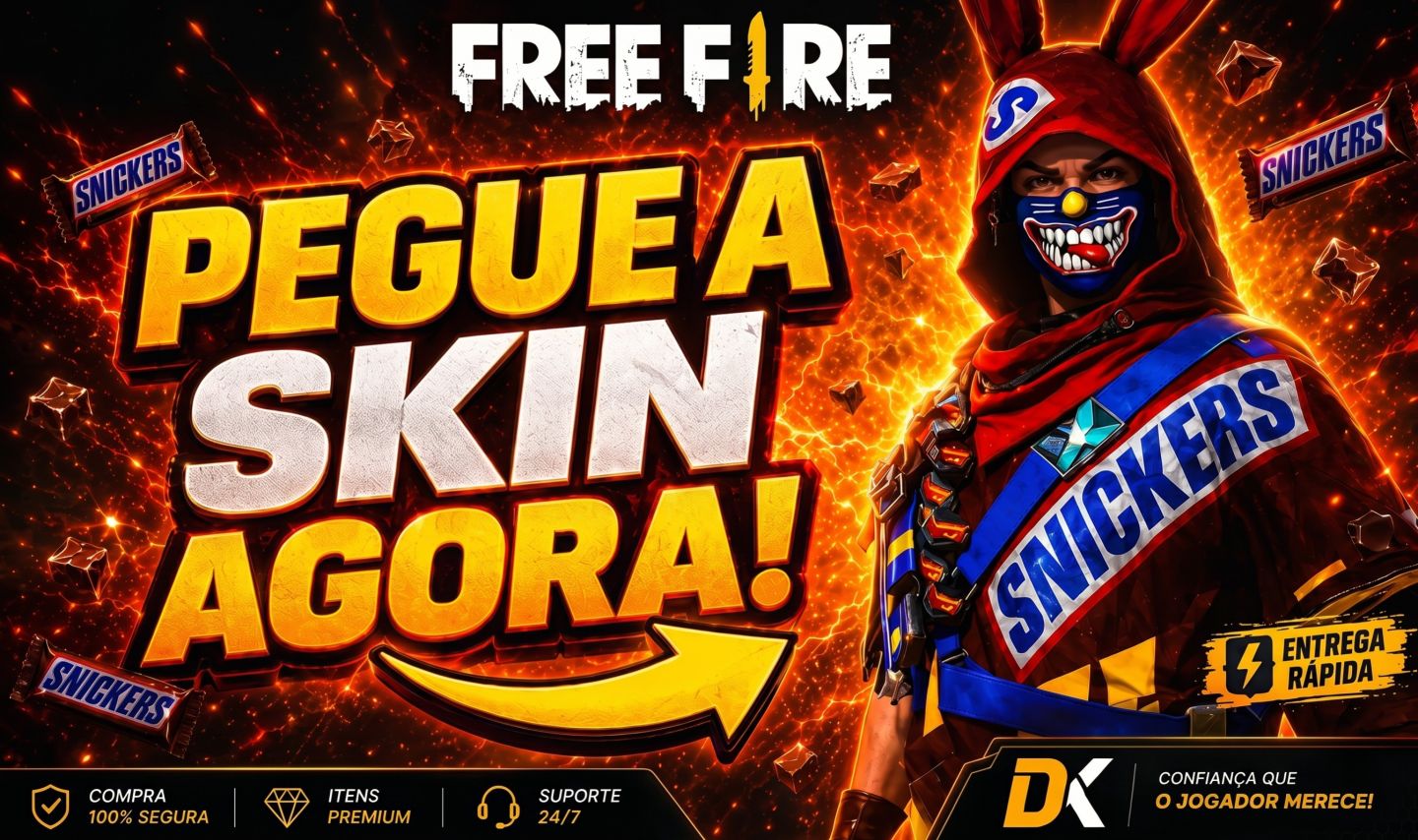 Codiguin Snickers Free Fire | Envio por Código