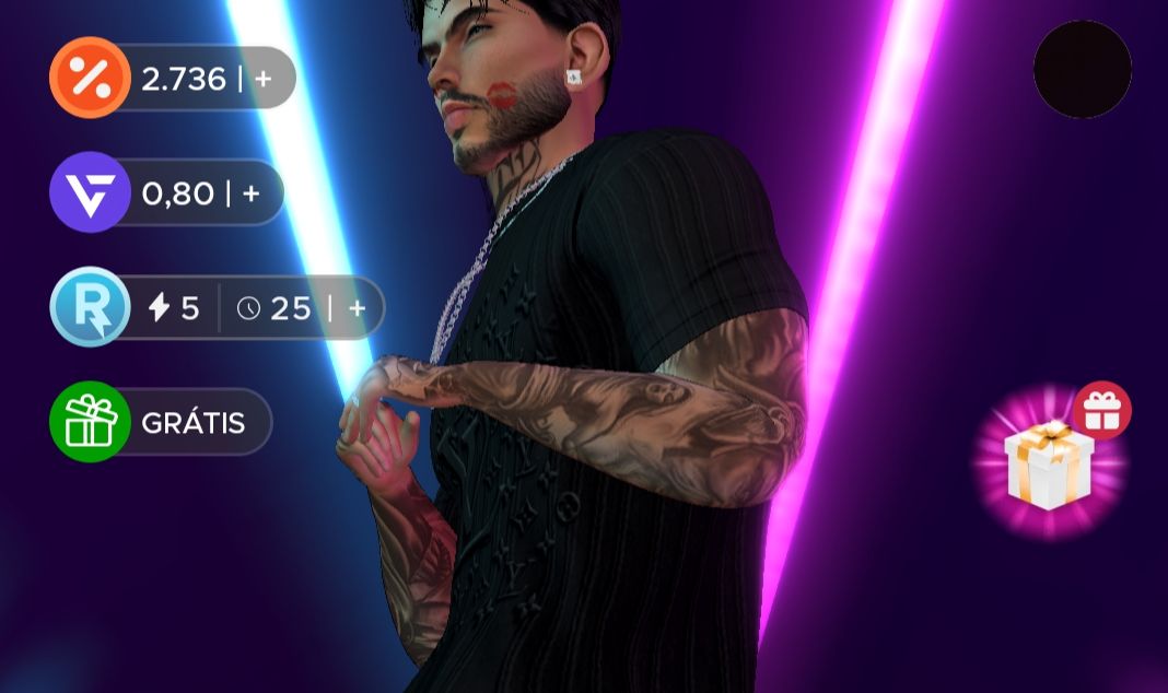 CONTA IMVU AP E AGE, COM KID E ADULTO