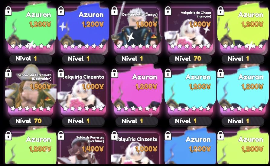CONTA DE ANIME ADVENTURE, UNIVERSAL TOWER DEFENSE, ANIME VANGUARDS