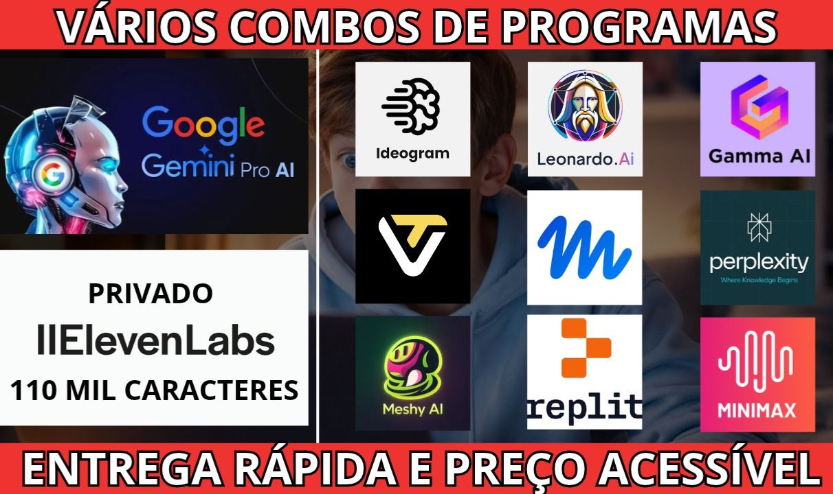 GEMINI PRO | ELEVENLABS | IDEOGRAM | TRIPO AI | MESHY | GAMMA | REPLIT | MUSE