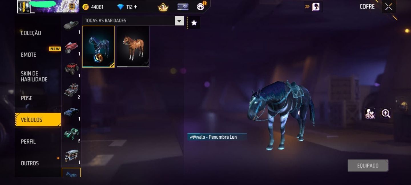 CONTA FF COMPLETA NV 18 - CONJUNTO RAPOSA DO ÁRTICO + SOMBRA DA NOITE