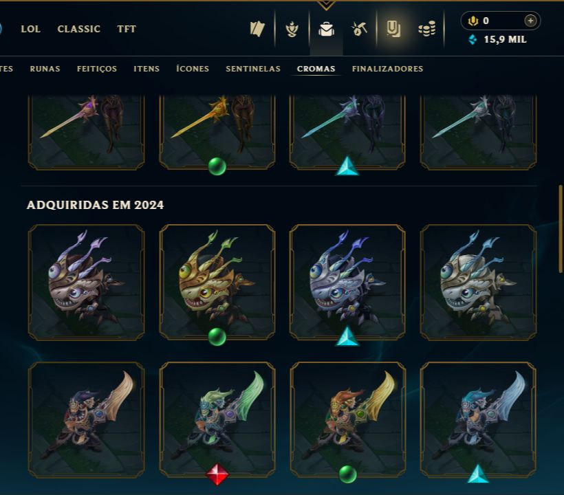 SKIN LENDÁRIA YASUO DRAGÃO + [ QUASE 150 SKINS HABILITADAS ] + [ TROCA NICK ]