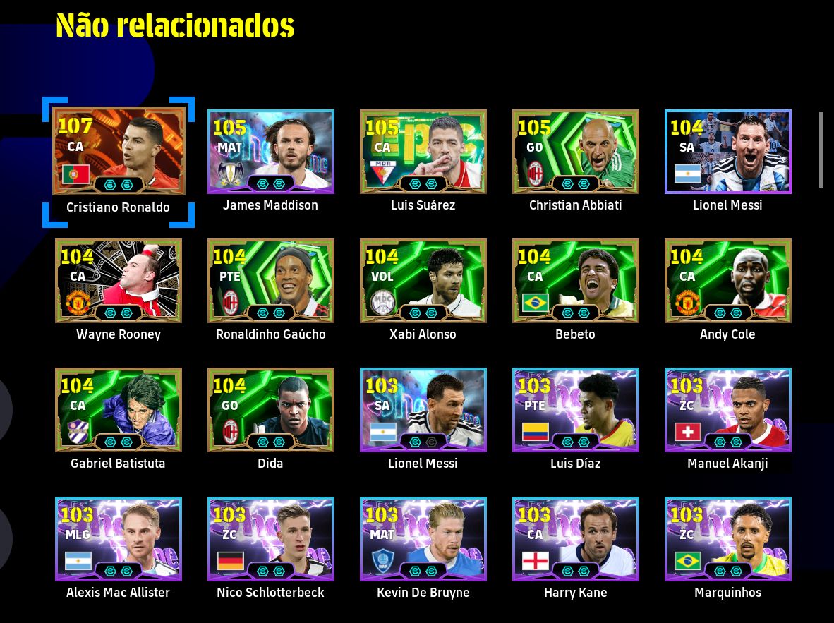 CONTA EFOOTBALL PC / MOBILE CHEIO DE EPICOS E BIG TIME SHOW TIME !!