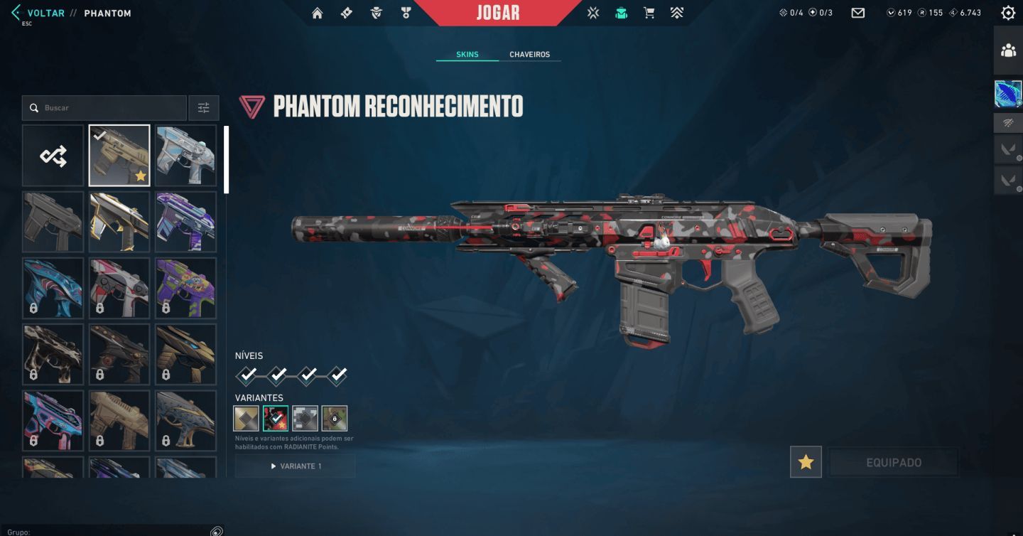 Conta Valorant Full Acesso | 14 Skins Compradas (Gatinho,kuronami)