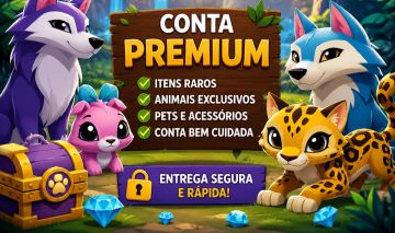 Conta Animal Jam Classic Completa Rara e Pronta para Jogar! Leia a Descriçao