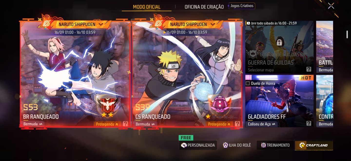 CONTA DE FREE FIRE À VENDA!