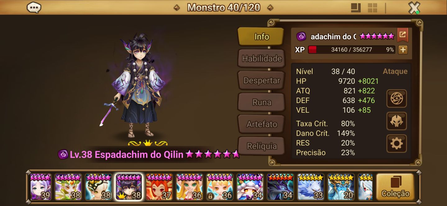 Frieren Escuridão ( Collab ) + Zenitsu Escuridão ( SW) Double LD