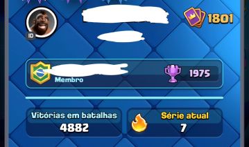 Conta Clash Royale 10 anos UPADA