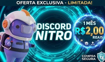DISCORD NITRO GAMING 1 MÊS (LINK)