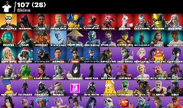 FORTNITE conta mais de 107 skins e muitas picaretas