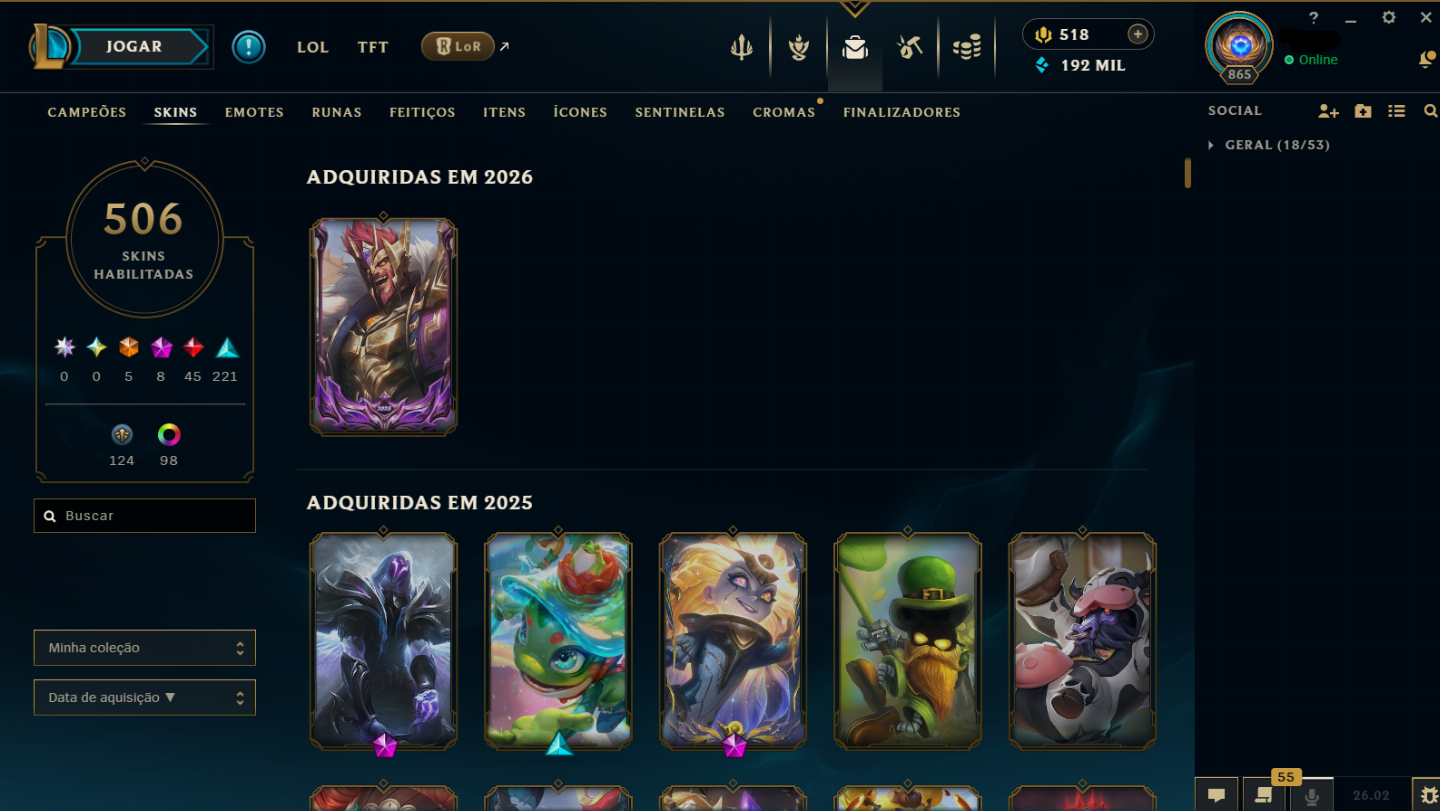 CONTA RIOT EX DESAFIANTE/IMORTAL NO VALORANT