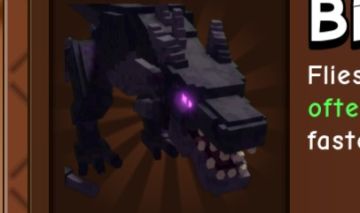 Pet Big Black Dragon (Grow a Garden 2) - Envio Rápido