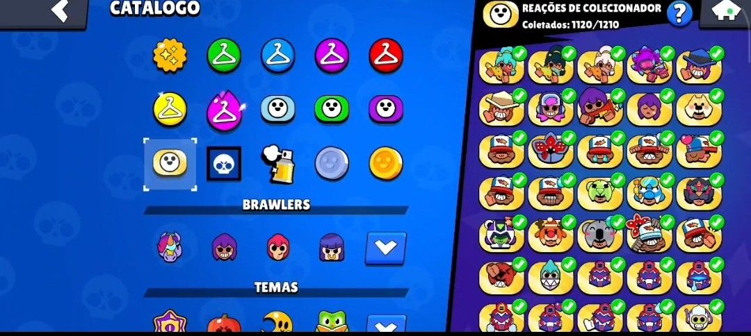 Conta Brawl star 135.000 troféus e todos os brawls liberados ,full acesso