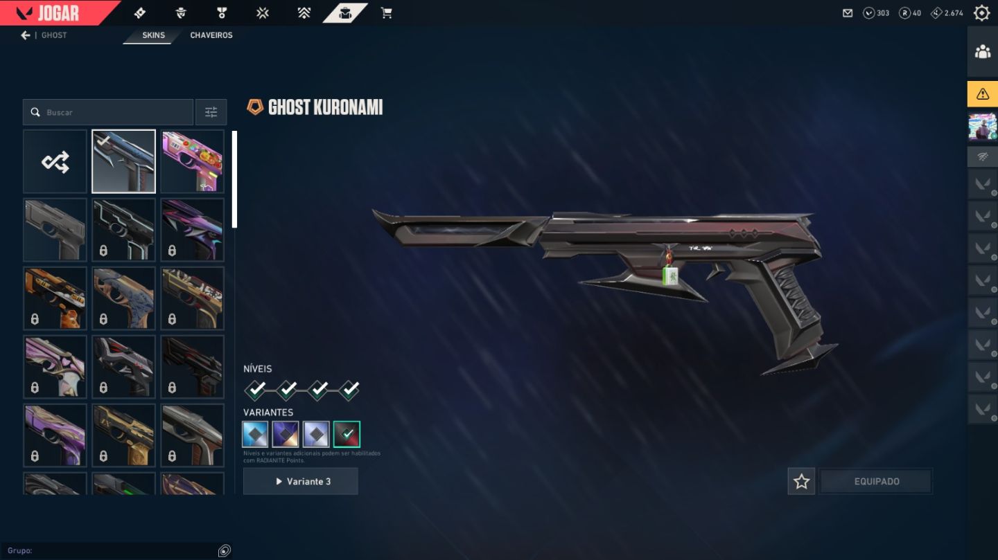 CONTA VALORANT COM SKINS KURONAMI ÚLTIMAS LANÇADAS! FULL ACESSO