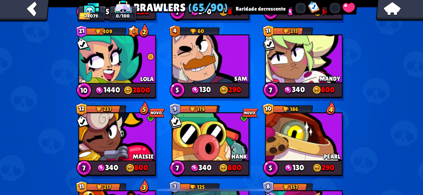 Conta Brawlstars 2018 24000 troféus