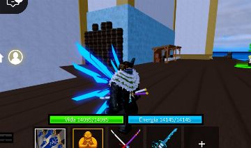 Conta de blox fruits com v4 full ciborgue