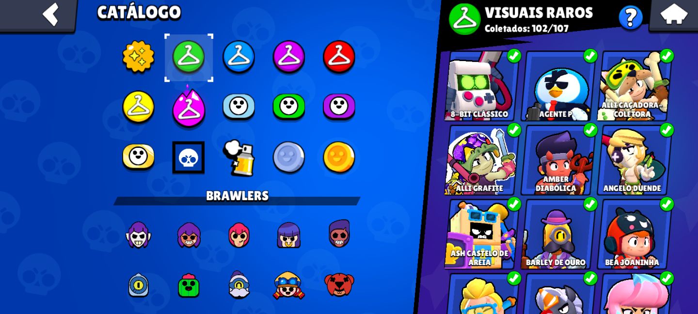 CONTA FULL RARA BRAWL STARS