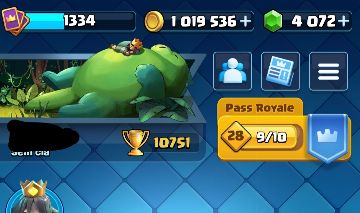Conta Clash Royale com vários itens e evoluções