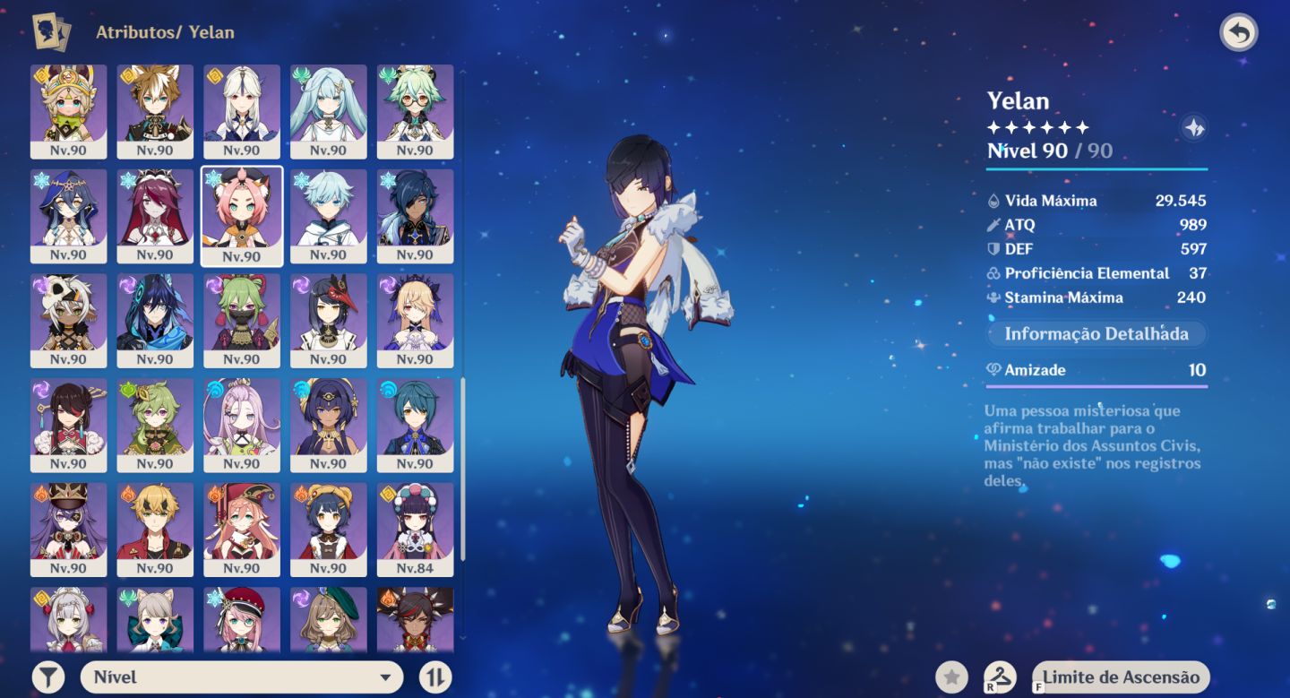 CONTA GENSHIN IMPACT AR 60 | MUITOS 5 ESTRELAS + ARMAS 5 ESTRELAS.