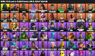 116 Skins | Darth Vader | Midas Rex | All Might | Raptor | A Goat | Venom