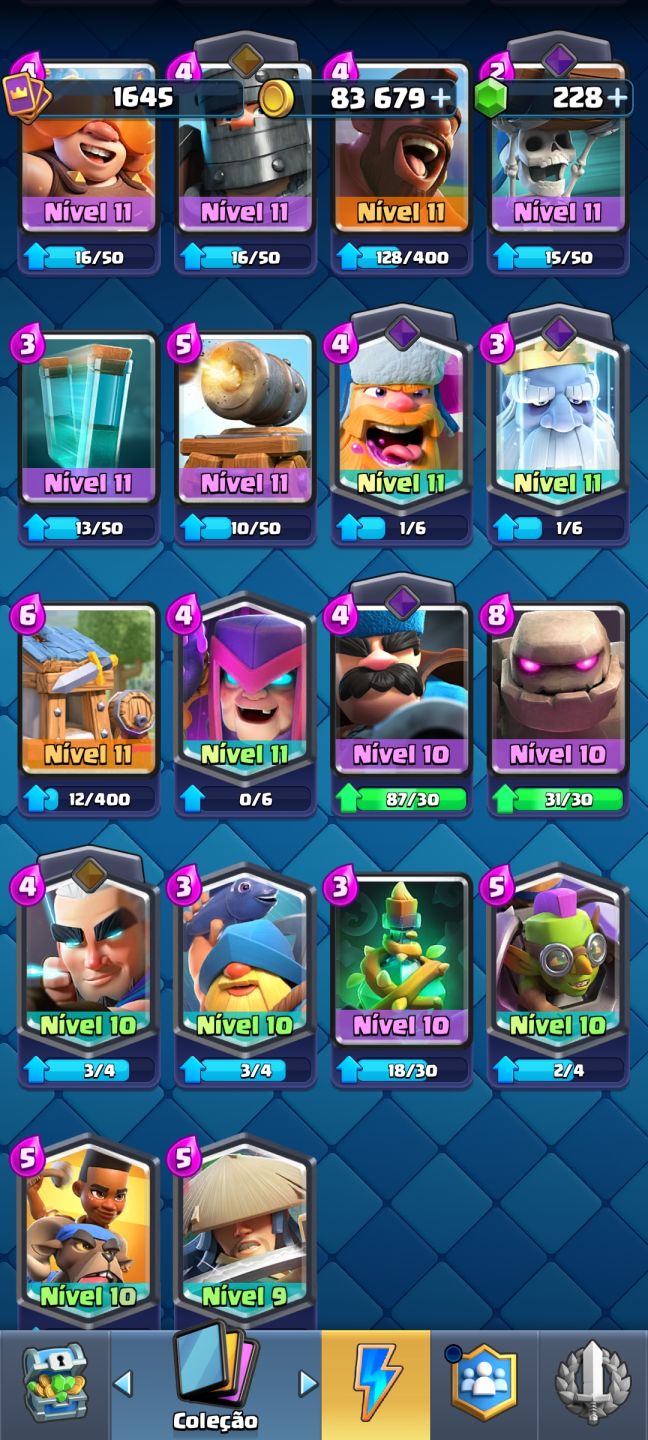 Conta Clash Royale Arena 28