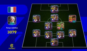 CONTA EFOOTBALL COM PACK DA SELEÇÃO FRANCESA | GERRARD | YAMAL | MESSI