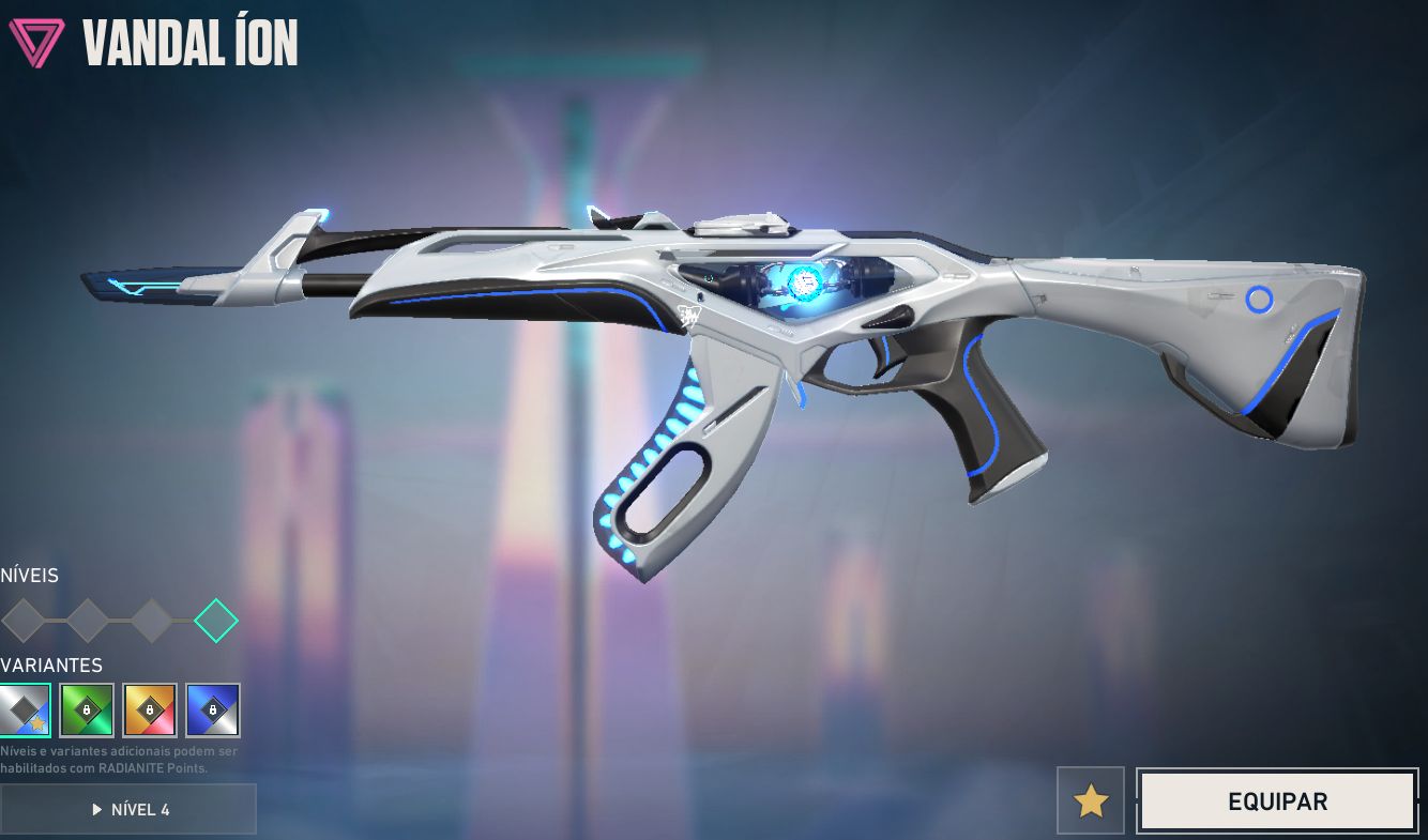 Conta Valorant - Nível 96 - Pico Platina - Diversas Skins Premium