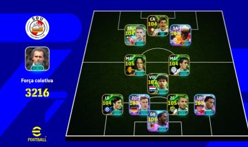 Ataque triunfal com Suárez, Villa e Osimhen! Conta eFootball