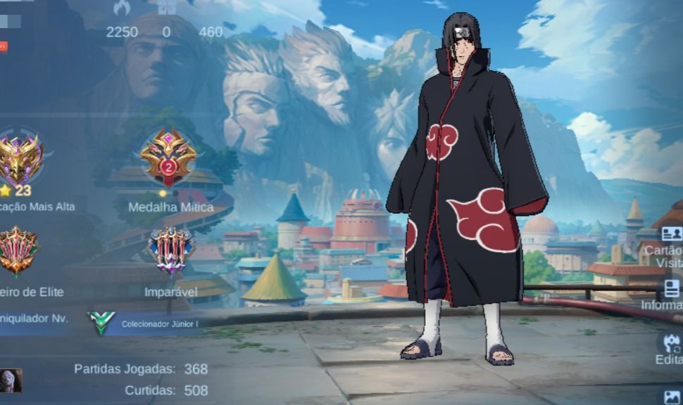 CONTA ITACHI SKIN MLBB PROMOÇÃO!!!