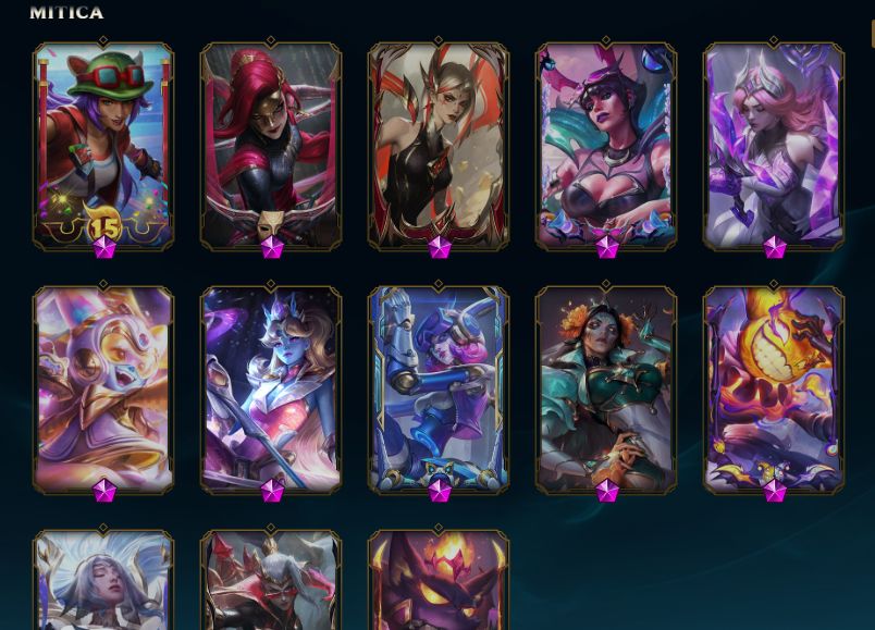 Conta LOL - 354 skins - +140 campeões habilitados- Full acesso - 107k EA - 74 Rp