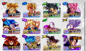 Dragon Ball Legends - 4 Legends + 9 Ultras - Acc nova