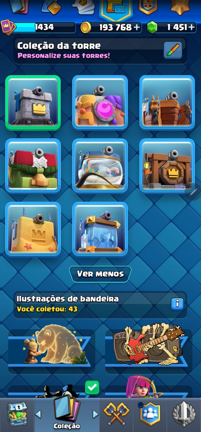 CONTA CLASH ROYALE | 12.2K TROFÉUS (ARENA 29) | 122/122 CARTAS (100%) | NÍVEL 16