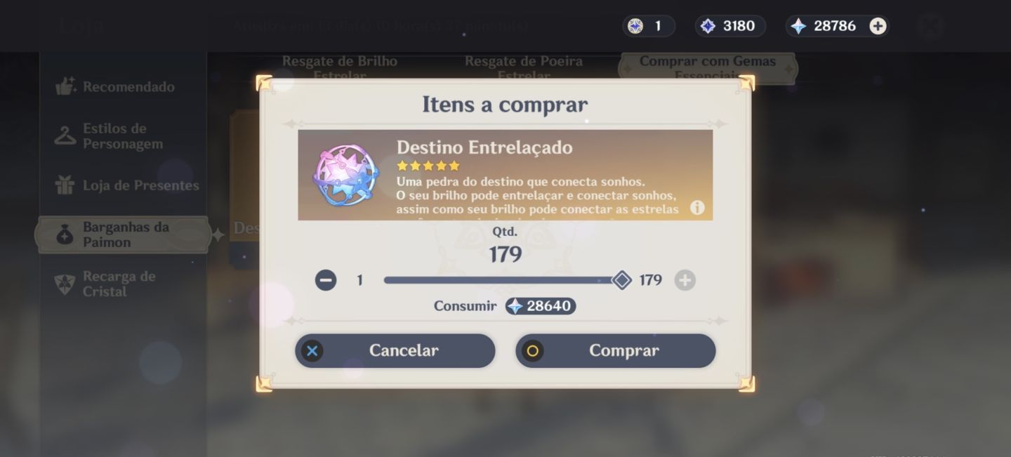 GENSHIN IMPACT com Vesna e Vody com as armas mais 180 tiros