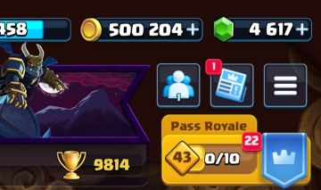 Conta de clash Royale