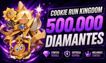 Contas de Cookie Run Kingdom com ate 300.000 ou + Diamantes