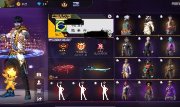 CONTA DE FREE FIRE | MUITO GEMADA | 541 PEITORAIS | MUITOS PASSES + LVL ALTO
